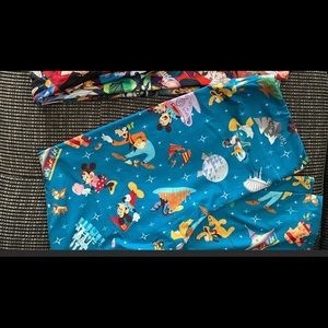 Blue Disney Leggings Only